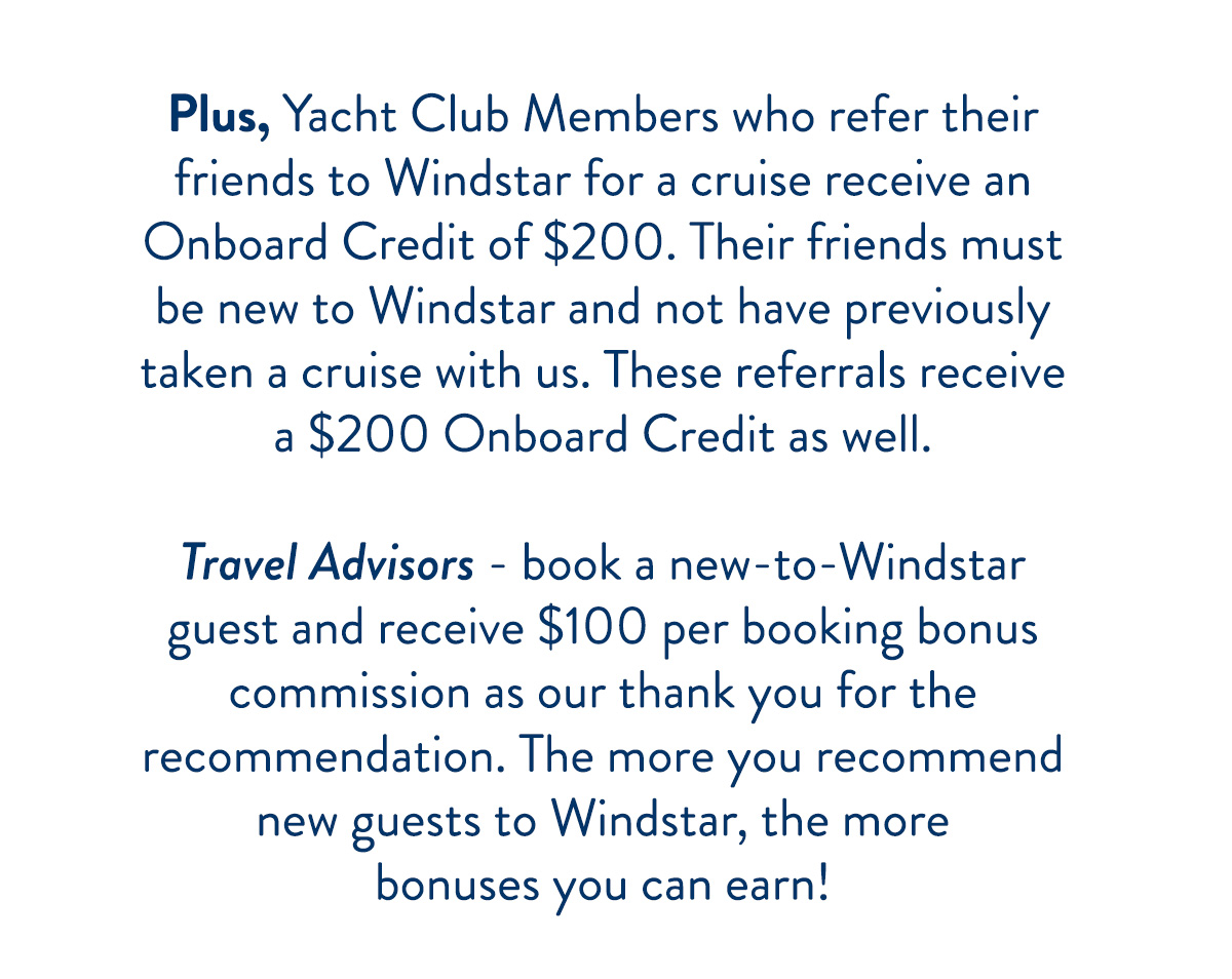 Yacht club members referral